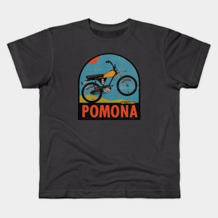 Vintage Moto Bike Pomona Kids T-Shirt